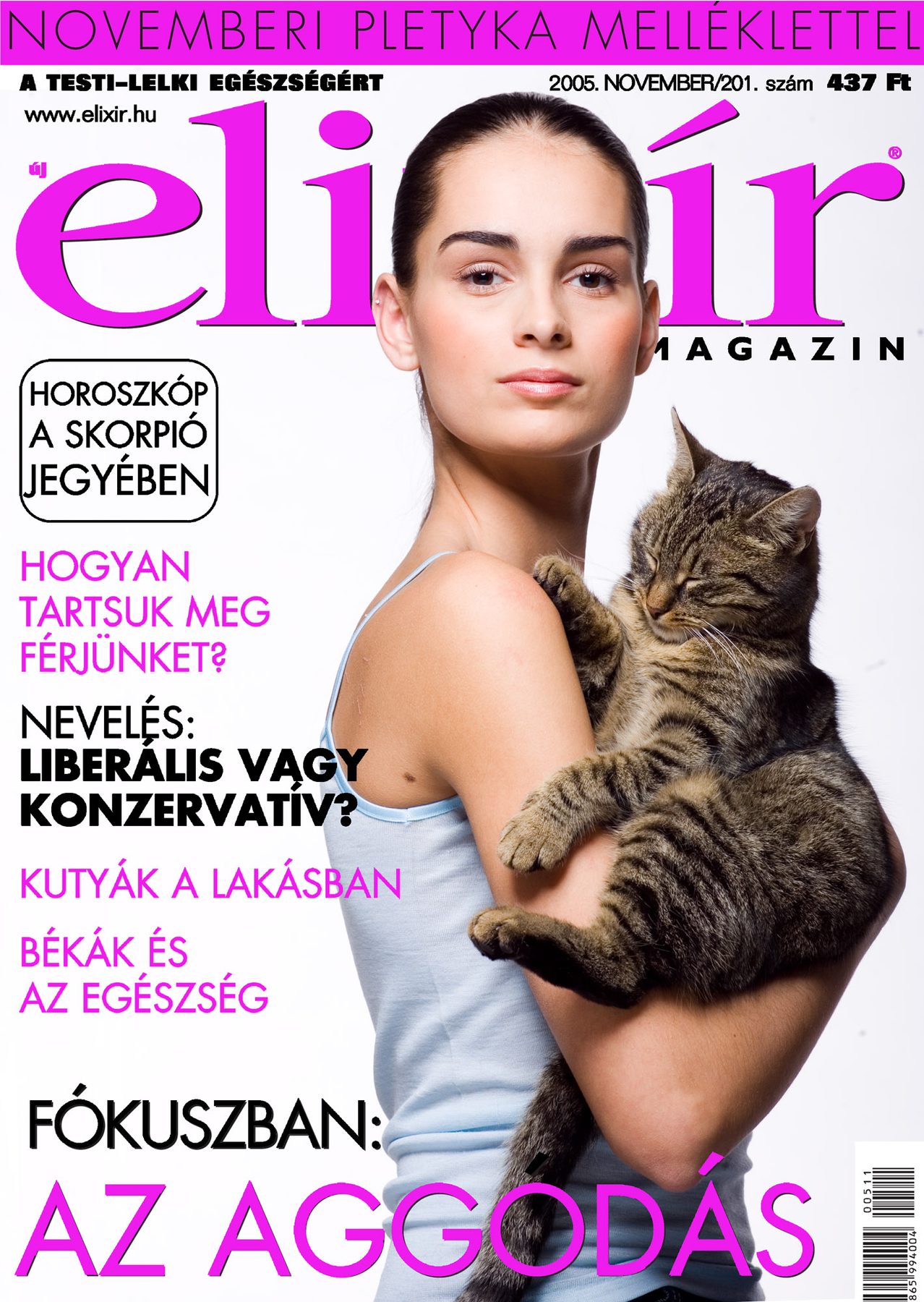 Elixír magazin címlap, 2005